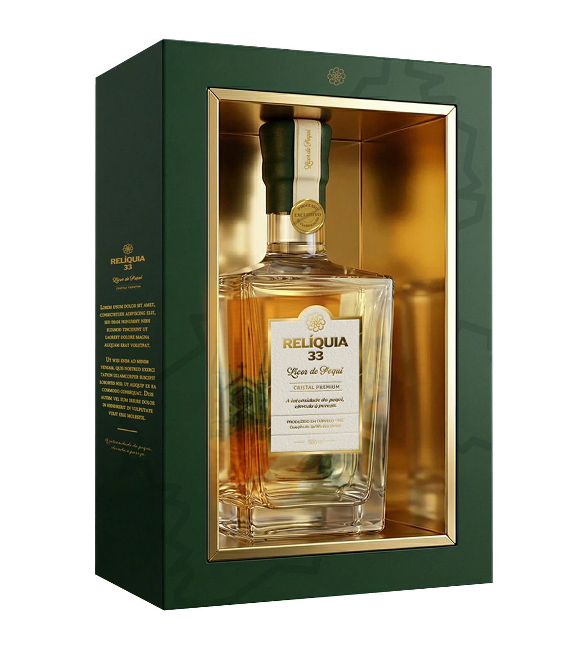 Relíquia 33 — Licor Fino de Pequi Extra Cristal